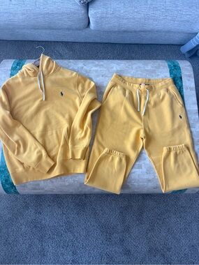 Ralph Lauren Polo yellow men’s tracksuit 2pc